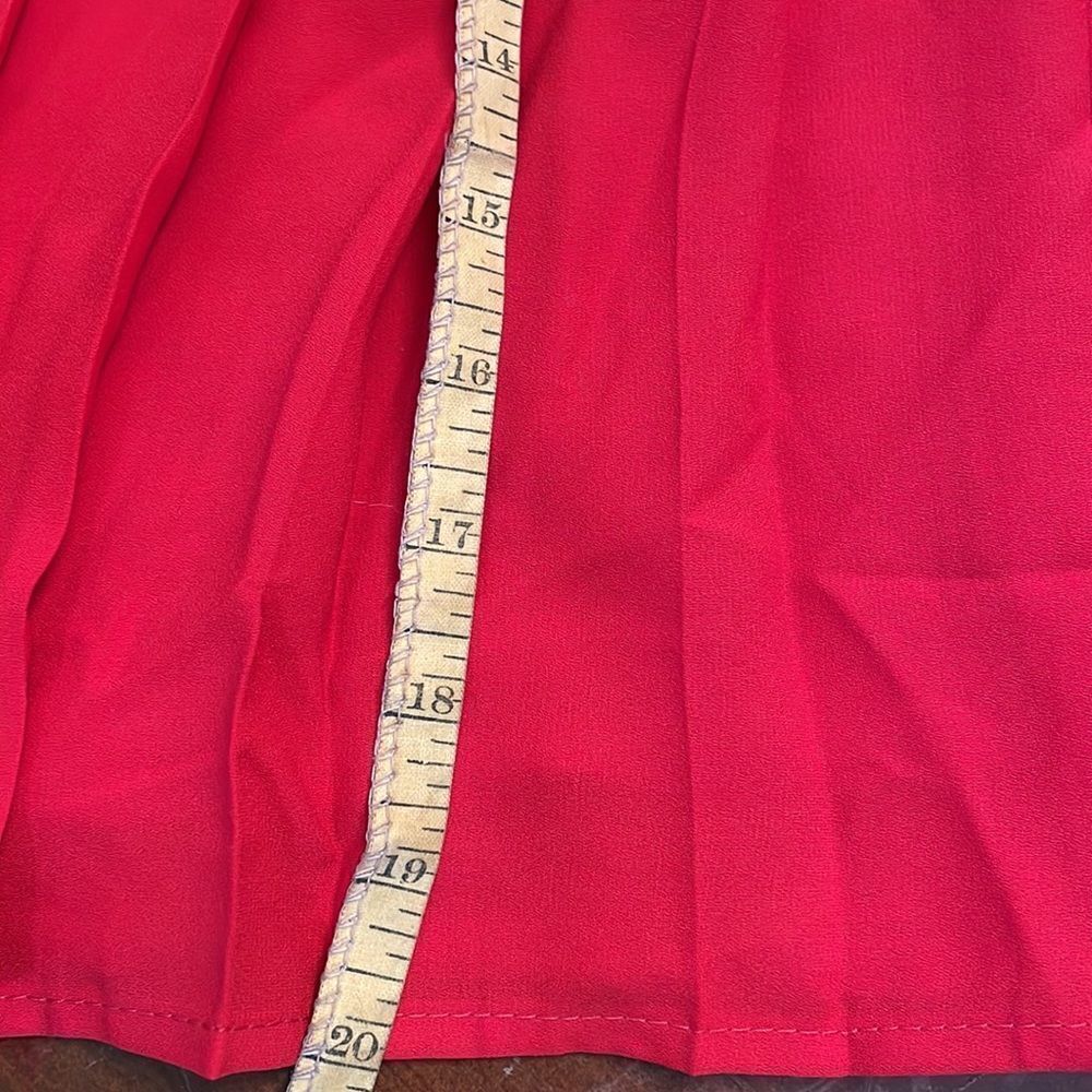 ModCloth Purely Pretty Red pleated miniskirt with bow - Picture 10 of 11